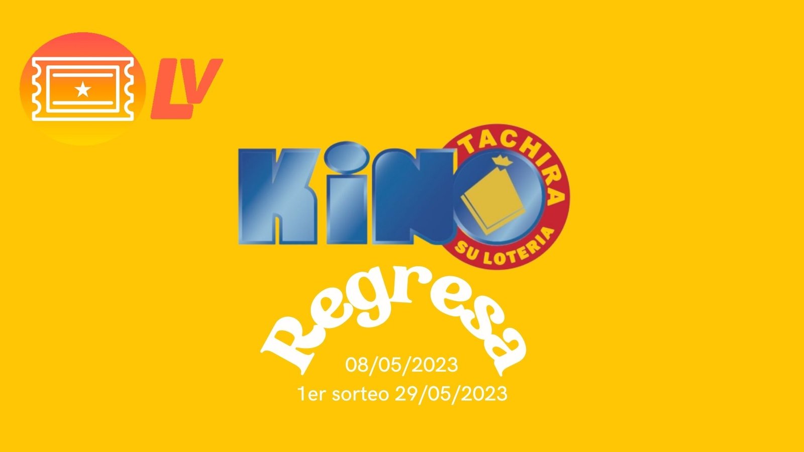 Kino tachira regresa el 08 de mayo 2023